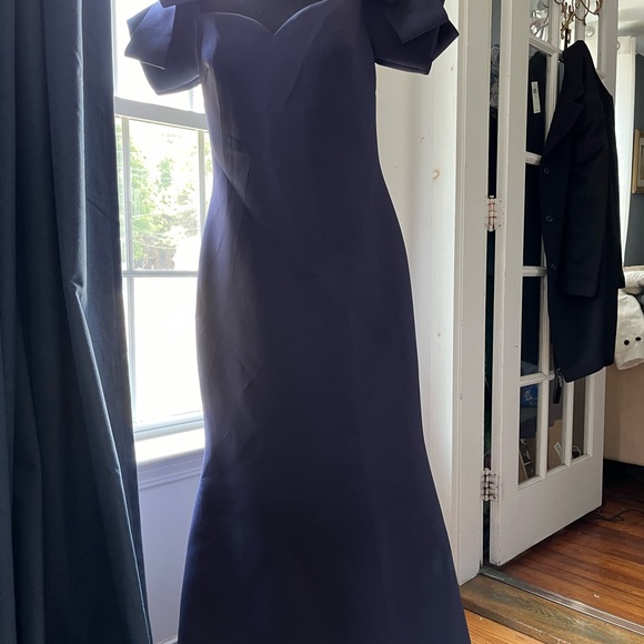 BADGLEY MISCHKA blue size 12 new with tags great mother of the bride dress - Picture 4 of 11